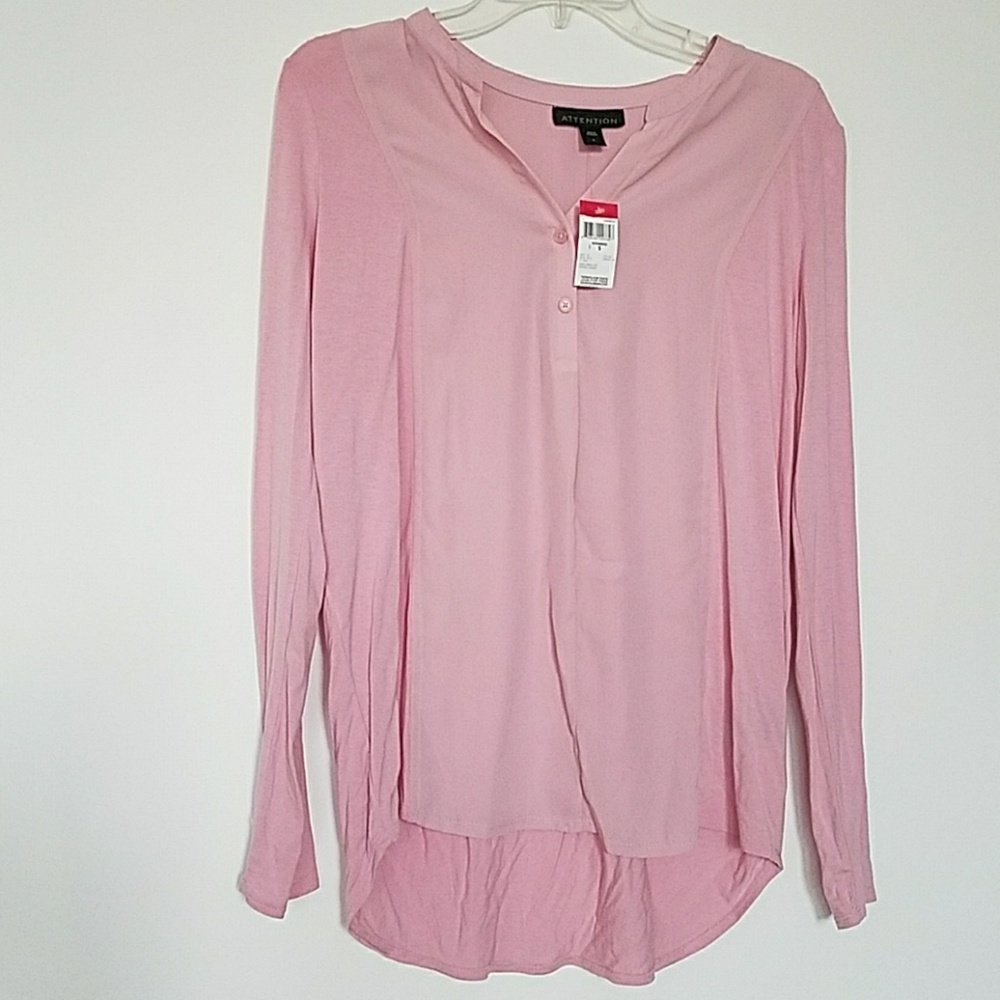 Women pink t-shirt  formal  wear
